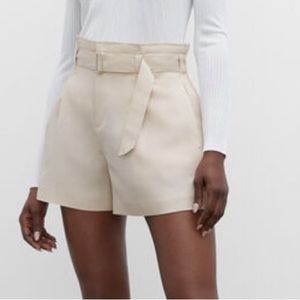 Club Monaco linen blend Darcee shorts